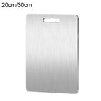 NEW Titanium Cutting Boards For Kitchen Steel Cutting Board 304 Steel Double-Sided Food Grade Cutting