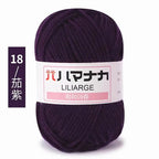 Milk Sweet Soft Cotton Baby Knitting Wool Yarn Thick Yarn Fiber Velvet Yarn Hand Knitting Wool Crochet Yarn for DIY Sweater