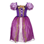 Girls Princess Dress Kid Cinderella Snow White Aurora Rapunzel Cinderella Halloween Costume Children Birthday Party Dress