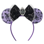 2026 Latest Fashion Ear Headband Sequin Bows For Girl Adult Kids Halloween Party Cosplay Hair Accessories Princess Hairband