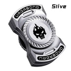 Fun 3-In-1 Game EDC Fidget Toys Personalized Skeleton Ghost Fidget Spinner Alloy Fidget Slider Stress Release Toy Sound Coin Toy
