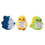 New Positive Energy Potato Hug Pocket Mini Handmade Plush Wool Knitting Doll with Card Funny Christams Gift Home Room Decoration