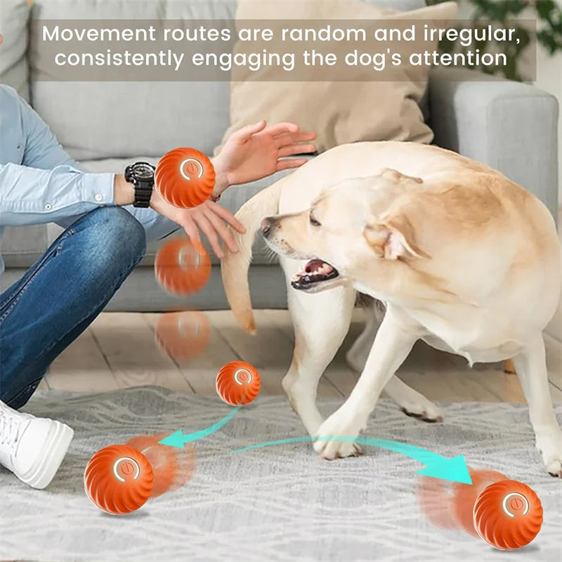 Smart Dog Toy Ball Electronic Interactive Pet Toy Moving Ball USB Automatic Moving Bouncing for Puppy Birthday Gift Cat Products - WTN Essentials 