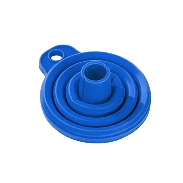 Car Engine Funnel Universal Silicone Liquid Funnel Washer Fluid Change Foldable Portable Auto Engine Oil Petrol Change Funnels