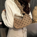 Fashion Grid Mini Handbags Adjustable Shoulder Strap Korean Hand-held Commuting Bag Single-shoulder Crossbody Bag Underarm Pouch