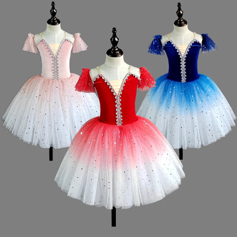 Girls' dance skirt, children's ballet skirt, school dance performance skirt, girls' ballet costume, dance performance costume