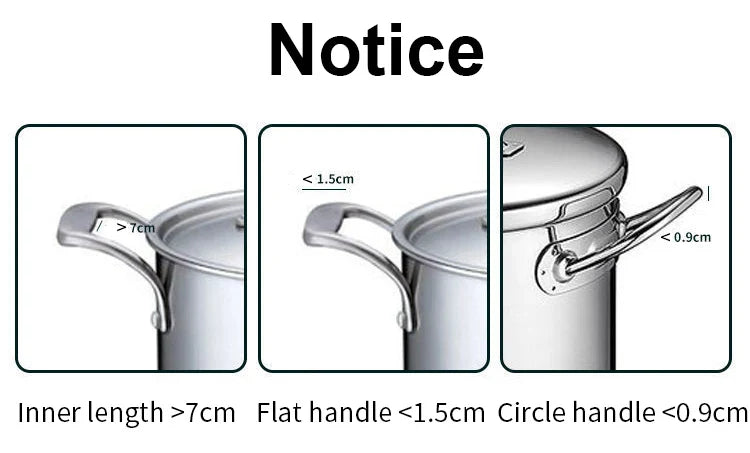 2PCS Silicone Pan Handle Cover – Heat Resistant Non-Slip Grip Sleeve