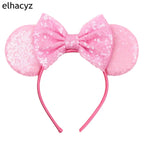 2026 Chic Embroidery Sequin Ears Headband Classical DOT Bow Hairband For Girls Women Party Head Wear Kids DIY Hair Accessories