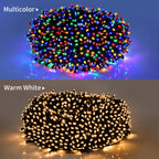 10/20/50/100m LED String Christmas Light With EU US Power Adapter Outdoor Waterproof Fairy Garland Lights Halloween Garden Decor