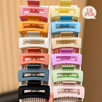 12/6-Pack Solid Color Square Hair Grips Fashionable Everyday Hair Accessories Styling Hairdo Enhancer for Casual Dates Home Use