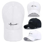 Cotton Breathable Adjustable Sun Hats Cotton Solid Color Sunscreen Hat Sun Cap Men