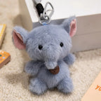 Stuffed Animal Animal Plush Pendants Elephant Dinosaur Hanging Ornament Panda Sloth Keychain Cartoon Rabbit Duck