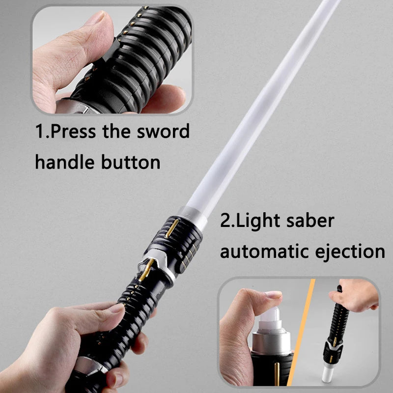 New Lightsaber LED Sword Rave Cosplay Light Stick Kids Gifts Cool Toy Force FX FOC Blaster Toys