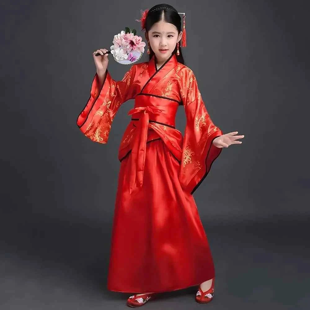 Girls Ancient Chinese Dress Kimono Yukata Costume for Girls