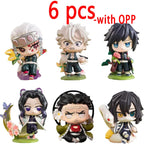 Demon Slayer Tanjiro Kamado Nezuko anime cartoon figure blind box creative personalized statue model ornament surprise gift box