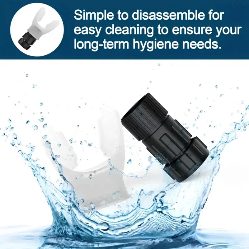 Portable Lung Breathing Exerciser Adjustable Resistance Respiratory Trainer