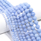 1String/Lot 4 6 8 10 12mm Natural Stone Round Tiger Eye Crystal Turquoises Spacer Beads For DIY Crafts Ornament Making Supplies