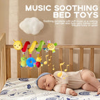Baby Hanging Car Seat Toys Plush Bed Winding Soft Toy with BB Squeaker and Rattles Babies Newborn Toy 0 3 6 12 Months Doll Gifts