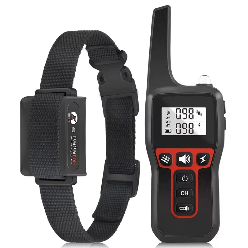 1000m Rechargeable Dog Training Collar With Remote Control