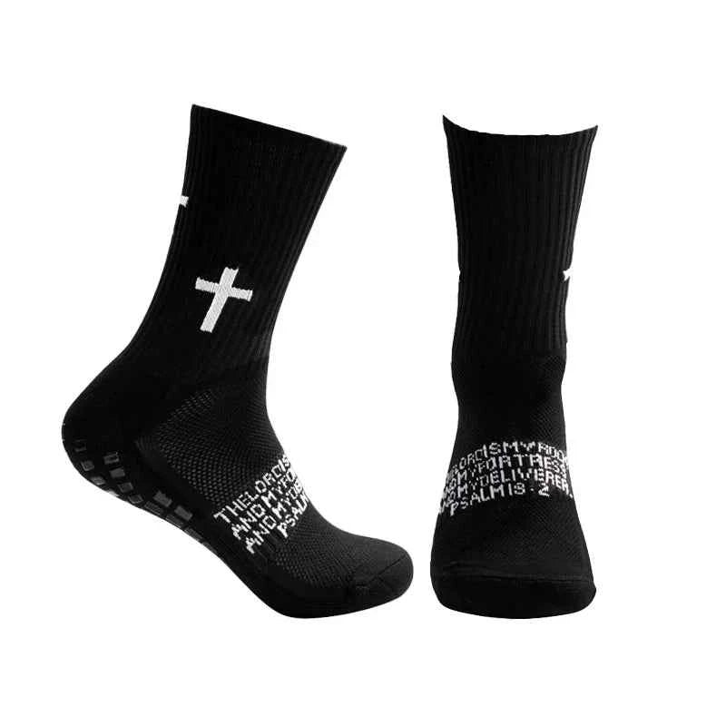 New Men Women Sports Football Socks Tube Wear-resistant Non-slip Outdoor Sports Cycling Socks Soccer Basketball Socks