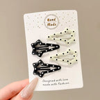 4pcs Simplicity Blue and Yellow Cute Fish Hairclip for Women Elegant Side Clip Fashion Girl Hairpin Hair Accessories