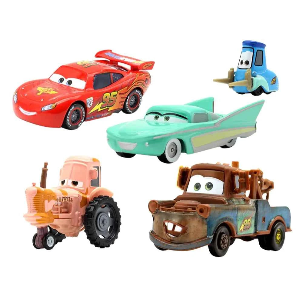 IN STOCK 2026 Disney Pixar Cars Lightning McQueen Mater 1：55 Metal Model Racing Car Toys Children's Birthday NEWYEAR Gifts