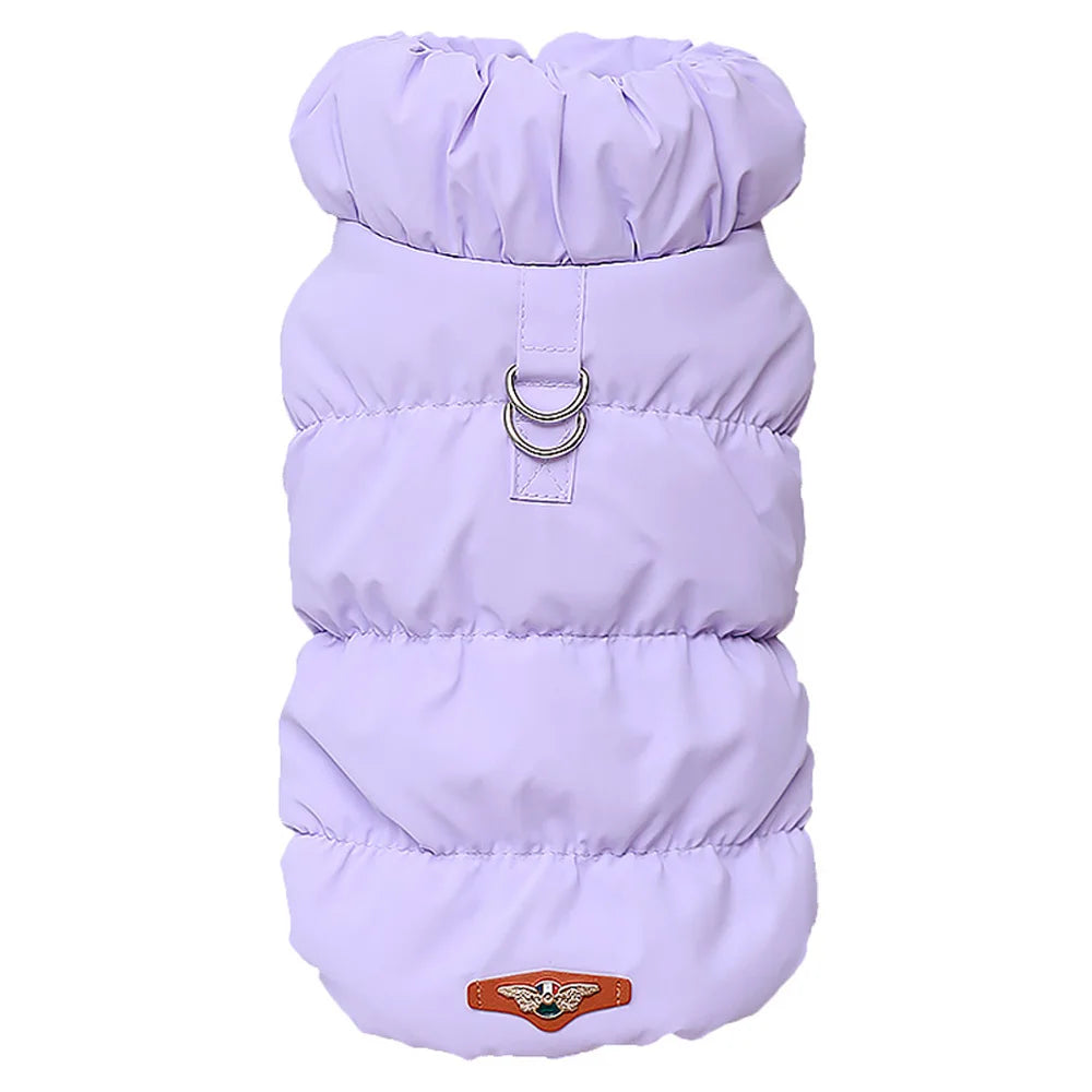 Soft Warm Dog Coat – Winter Padded Jacket for Small & Medium Dogs