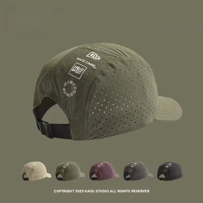 Short Brim Quick Dry Mesh Baseball Cap with UV Sun Protection