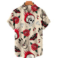 Men's Designer Hawaii Shirts Short Sleeve Collar Top Fashion Streetwear 3d Printed XS-5XL Hiphop Casual Vintage Clothing