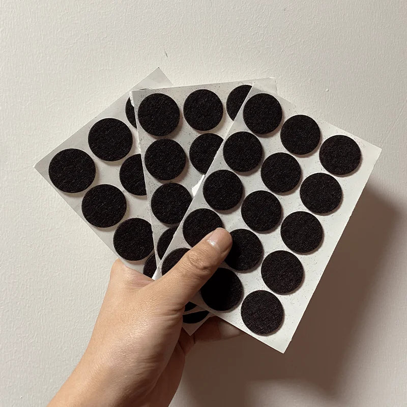 Thickened Self-adhesive Felt Chair Leg Pads Anti Slip Scratch Resistant Noise Resistant Floor Furniture Protection Pads Gaskets