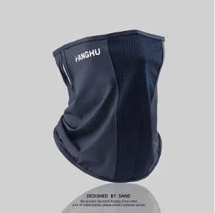 Sun Protection Mask Mesh Breathable Ear Loop Mask Elastic Sunscreen Anti-UV Face Covering Thin Breathable Sports Neck Gaiter