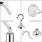 1-40PCS Strong Magnetic Hooks Multi-Purpose Storage Hooks Home Kitchen Bar Storage Hooks Key Storage Hooks Bathroom Hangers