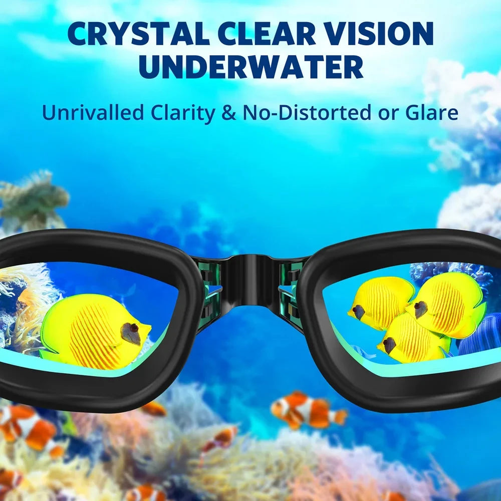 Professional Anti-Fog Waterproof Swimming Goggles with UV Protection