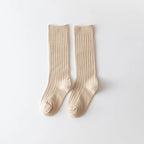 0-12Y Teenage Boys And Girls Cotton Socks Casual Ribbed Knee High Kids Long Tube Socks Baby Stocking Winter Children Sock School