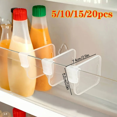 Clear Refrigerator Organizer Dividers – Adjustable Fridge Storage