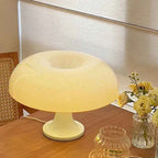 Led Mushroom Table Lamp, Modern Minimalist Desk Lamp, USB Powered, Three-Color Dimming, Suitable for Hotel and Bedroom Lighting.