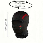 1pc/2pcs optional - Rose BackWOODS printed balaclava hat windproof dustproof breathable - unisex outdoor sports full face mask