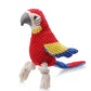 Indestructible Plush Parrot Dog Toy – Squeaky Chew Toy for Small & Large Dogs