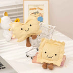 Cute Dessert Series Plush Toy Stuffed Food Cake,Egg Tart,Waffle,Pancake,Macaron,éclair Soft Doll Home Decor Gift for Children