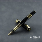 1-100Pcs/Set Retro Metal Fountain Pen Replaceable Ink Elegant Gift for Writing Stationery Office School Supplies