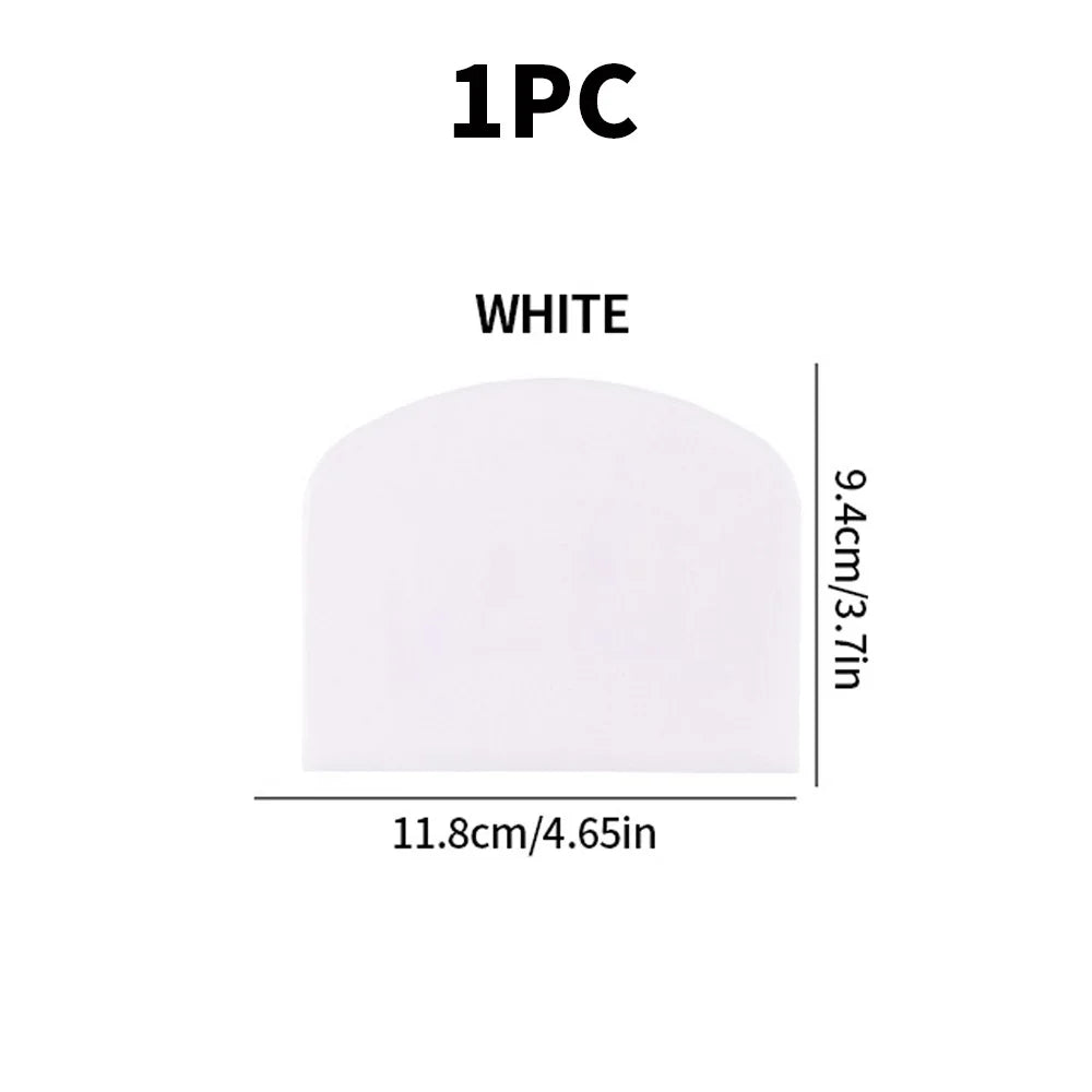 Plastic Cake Cream Spatula – Smooth Edge Dough & Butter Scraper