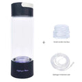 Bluevida Hydrogen Water Generator Bottle - Glass Cupbody - DuPont SPE & PEM Dual Chamber Maker Ionizer - H2 Inhalation Device