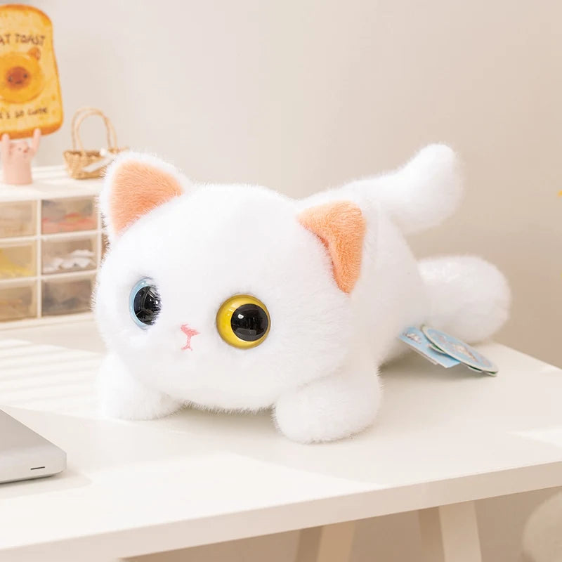 20/40cm Big Eyes Cat Plush Toy Pet Kitten Plush Doll High Quality Exquisite Cat Soft Comfortable Pillow Birthday Gift