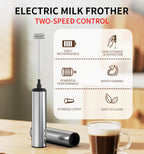 Rechargeable Milk Frother – Handheld Foam Maker & Drink Mixer