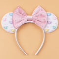 2026 Women 3.3" Velvet Mouse Ear Headband For Girls Soft Butterfly Knot Headband Halloween Party Christmas Hair Accessories
