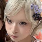 1/2pcs Y2K Style Musical Note Hair Clip Harajuku Hairclips Side Bangs Clip Sweet Girl Hairpin for Women Trendy Hair Accessories