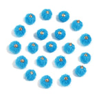 20pcs Plush Fur Covered Ball Beads Charms Multicolor Pompom Pendant For DIY Jewelry Making Necklace Bracelet Earring Accessories