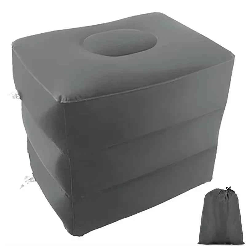 Kids Flight Sleeping Footrest Pillow Resting Pillow On Airplane Car Bus Pillow Inflatable Travel Foot Rest Pillow Foot Pad