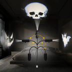 5V Projection Lights Planet Moon Lamp USB Night Light Halloween Christmas Ambiance Skull Ghost Switchable Pattern Projection