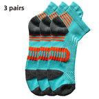 3/9 Pairs Non-Slip Sports Socks for Men & Women Thickened Towel Bottom Professional Running Fitness Training Basketball Socks